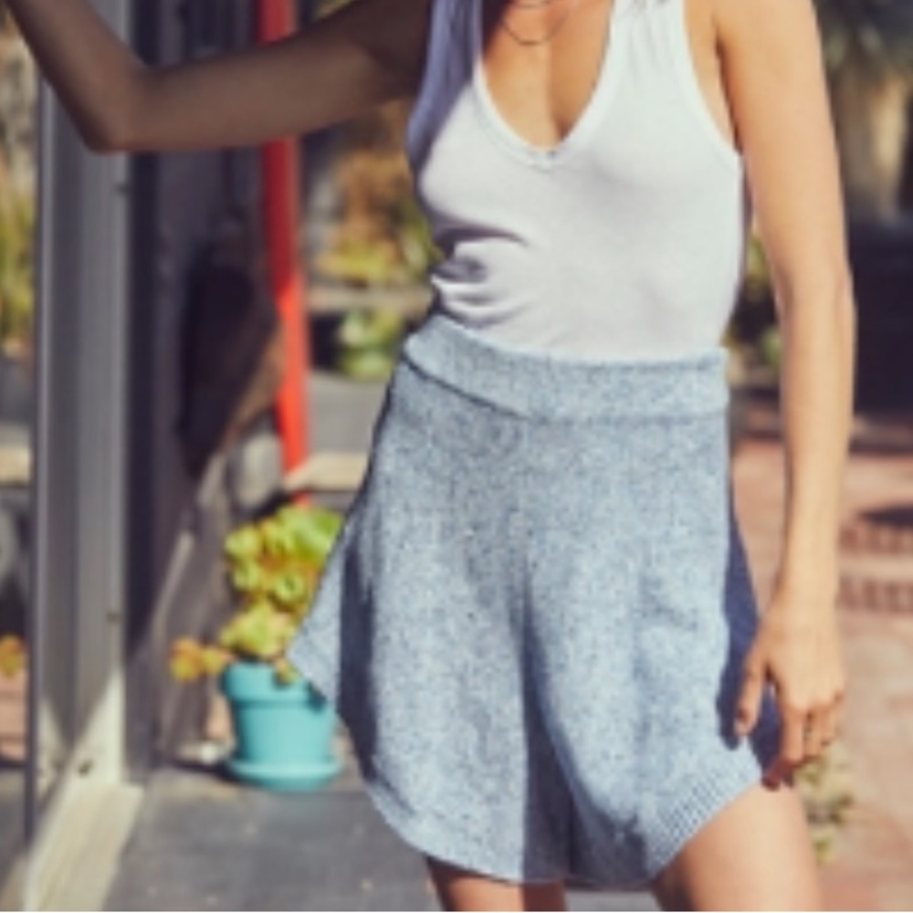 Free People Sweater Shorts.